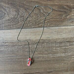 Hawaii flip flop necklace